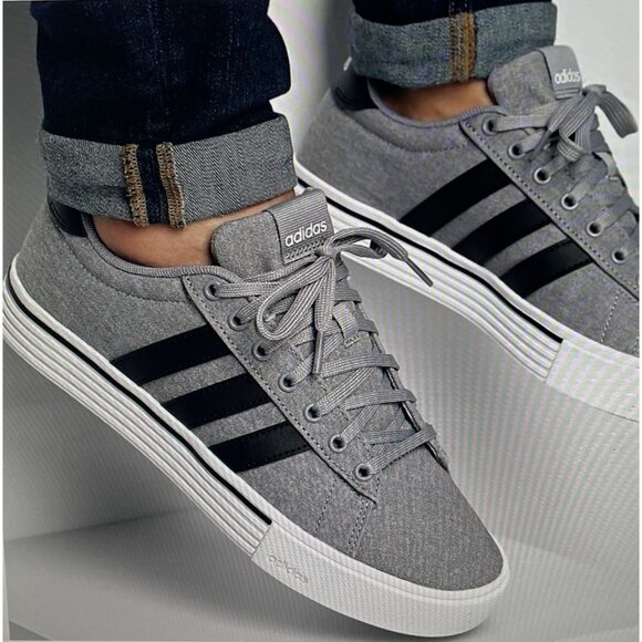 Adidas Daily 4.0 Men’s Athletic Shoe Grey Sneakers Trainers Footwear - Picture 1 of 16